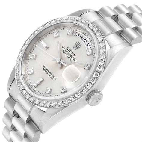 rolex presidential platinum for sale|platinum rolex with diamonds price.